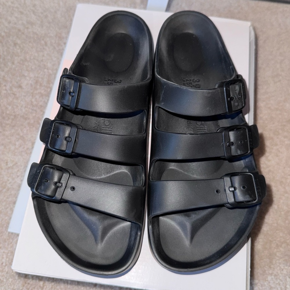 Birkenstock Florida III EVA Pap Flex Platform Sandals Black Size EUR 39 / US 8